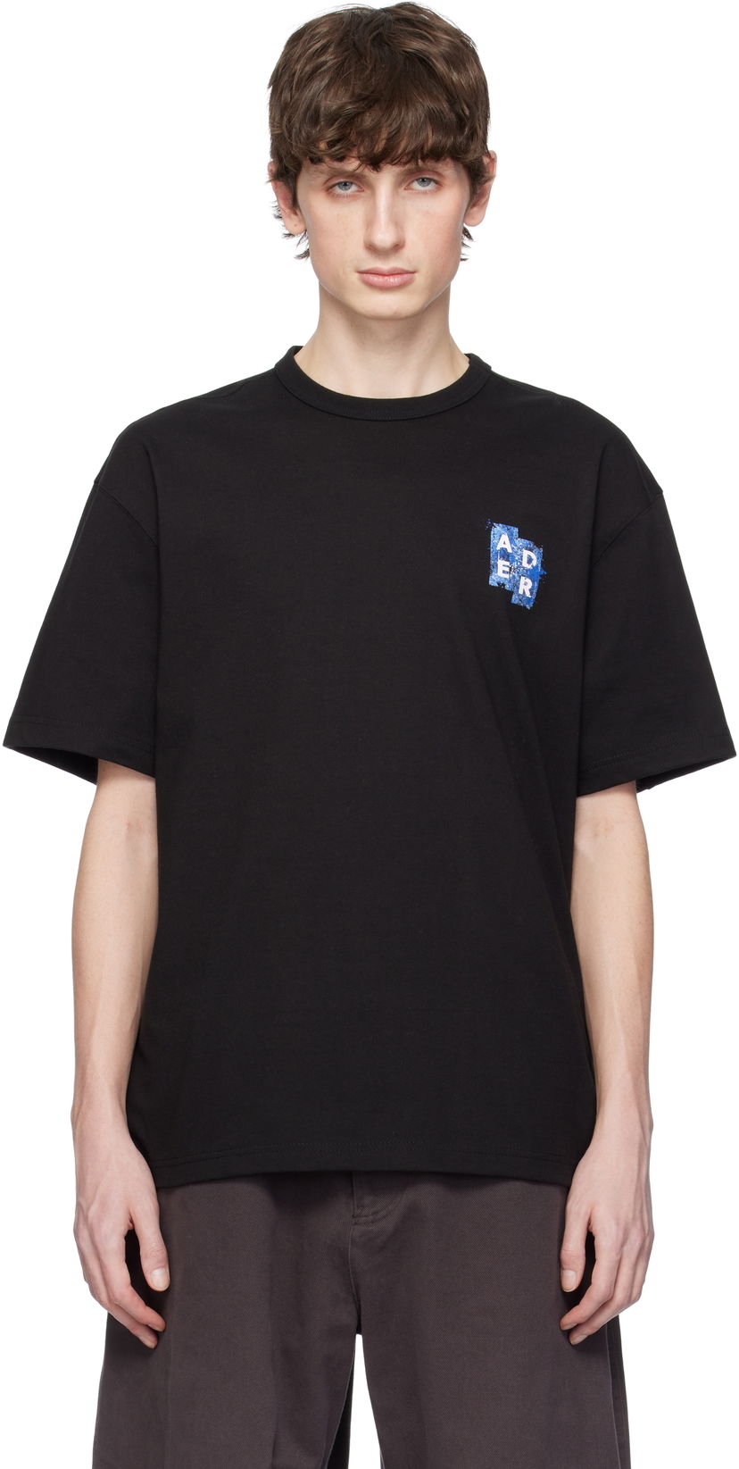 T-shirt ADER ERROR ADER error Sig; TRS Tag 06 T-Shirt Sort | BN42FYTS0104BK
