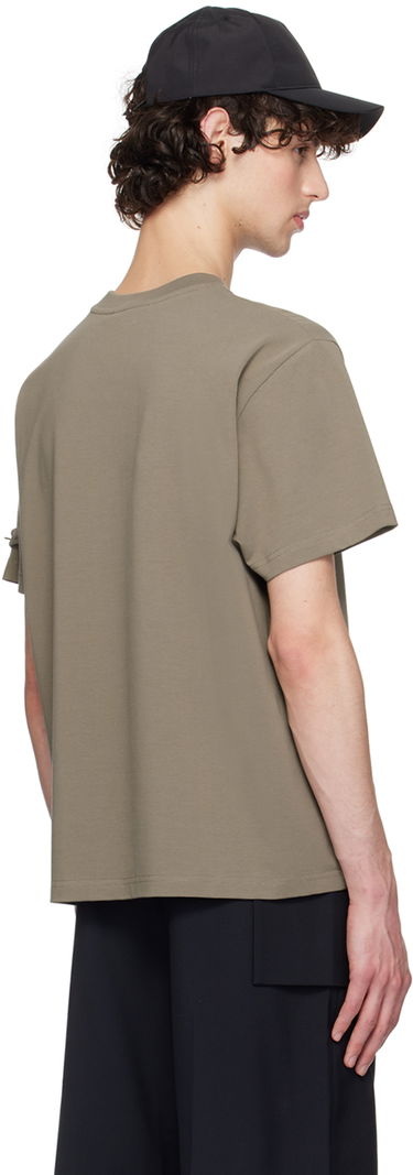 T-shirt HELIOT EMIL Khaki Armband T-Shirt Beige | PREAW24_M_09_119_DG23, 2