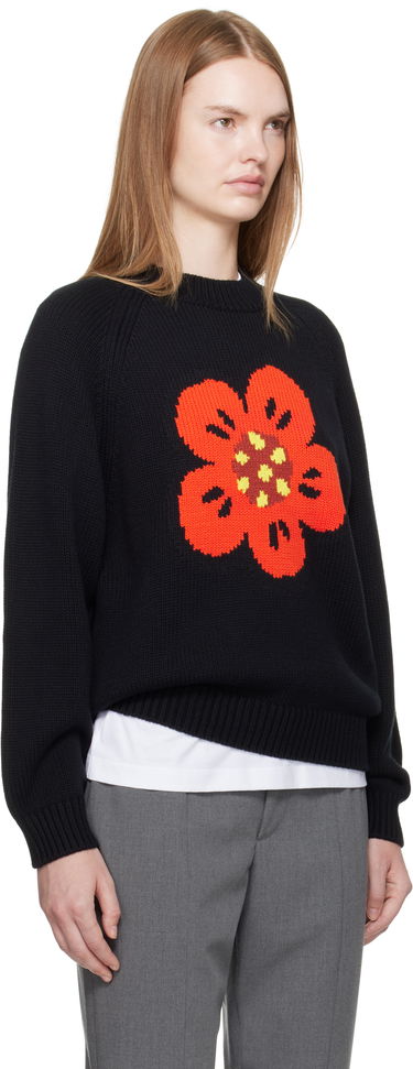 Sweater KENZO Kenzo Paris 'Boke Flower' Knit Sweater Sort | FF62PU7193LA, 1