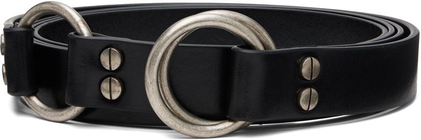 Bælter Ann Demeulemeester Ann Demeulemeester Marek Leather Belt Sort | B0012950-LT167-099