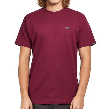 T-shirt Vans Left Chest Logo Tee Bourgogne | VN0A3CZEBRG1, 2