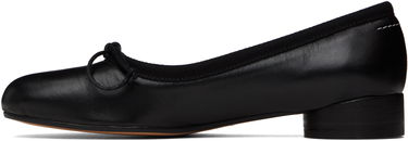 Tøj Maison Margiela MM6 Black Anatomic Classic Ballerina Flats Sort | S59WZ0096 P3628, 2