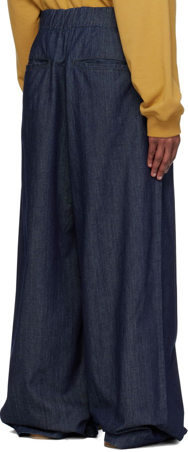 Bukser Dries Van Noten Dries Van Noten Elasticated Wide-Leg Jeans Blå | 251-020926-1553, 2