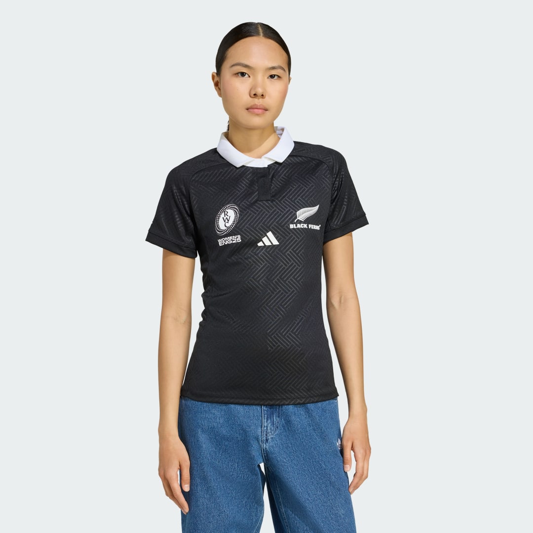 Polo skjorte adidas Performance Black Ferns Home Rugby Polo Shirt Sort | JM6967, 0