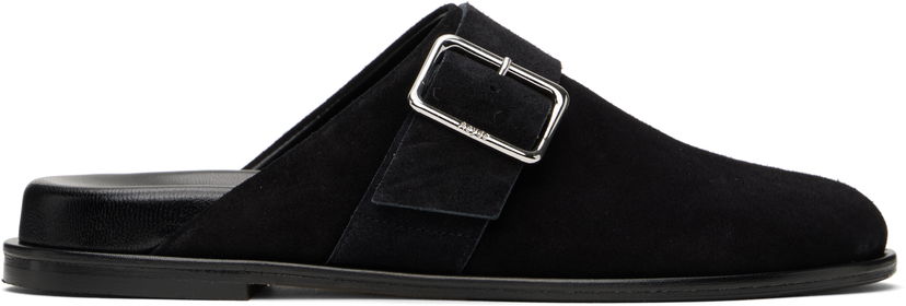Sneakers og sko Aeyde Finja Suede Slip-On Loafers Sort | A11-FL-FAER08FL154-SS25-800-022