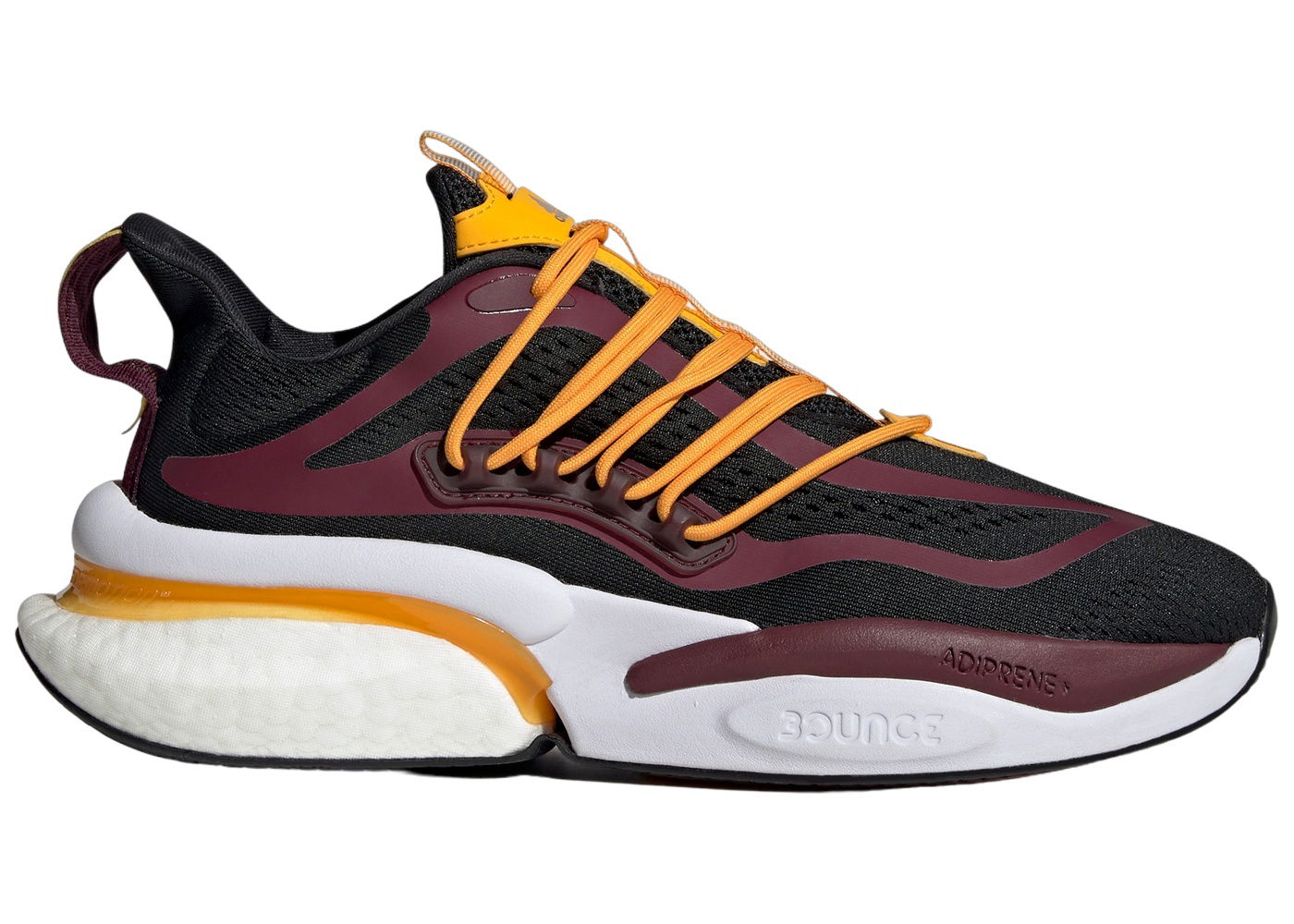 Sneakers og sko adidas Performance Arizona State Alphaboost V1 Core Black Team Maroon Team Colleg Gold Sort | IE1034, 0