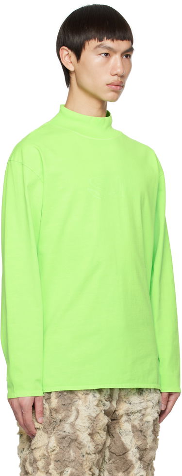 T-shirt ERL 'Sun' Long Sleeve T-Shirt Orange | ERL06T013, 4
