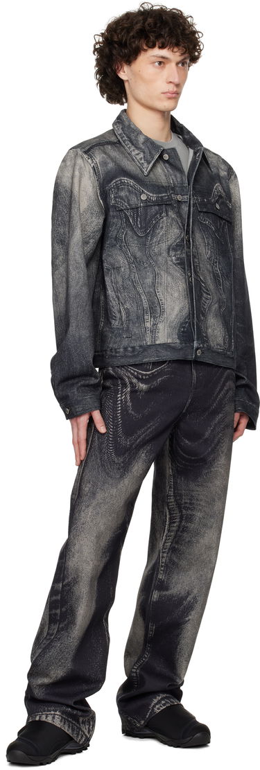 Jeans Camper Camperlab Printed Jeans Sort | AU00006-003, 3