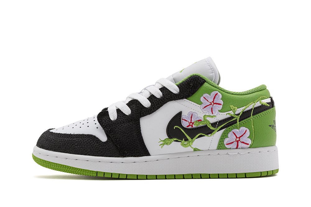 Sneakers og sko Jordan Air 1 Low "Floral Vines" GS Grøn | DQ8389-100, 0