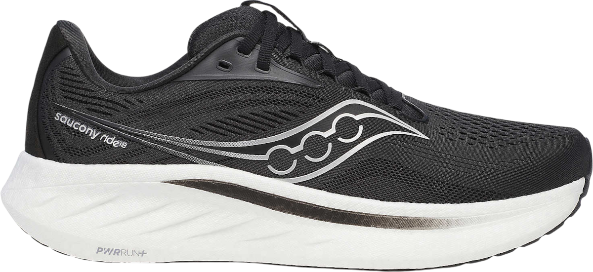 Sneakers og sko Saucony Ride 18 Wide Sort | s21001-100, 0