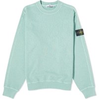 Sweater Stone Island Garment Dyed Malfile Crewneck Grøn | 801566060-V0152, 1