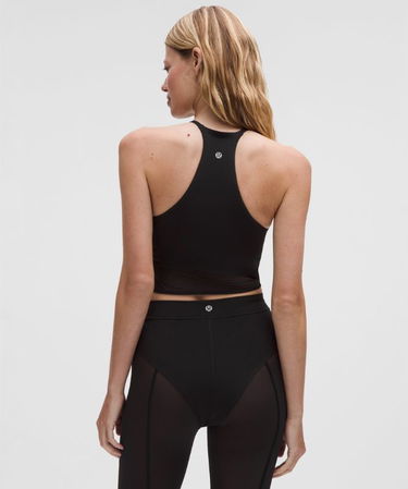 Crop top lululemon High-Neck Nulu Tank Top with Mesh Hem Light Support B/C Cups Sort | prod20002671, 2