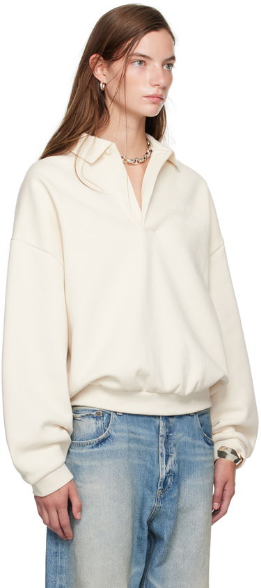Sweatshirt Fear of God ESSENTIALS Single-Button Polo Hvid | 192BT244392F, 1