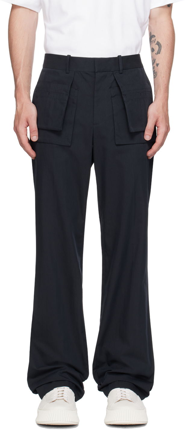 Cargo bukser Helmut Lang Helmut Lang Utility Car Trousers Mørkeblå | O04HM213