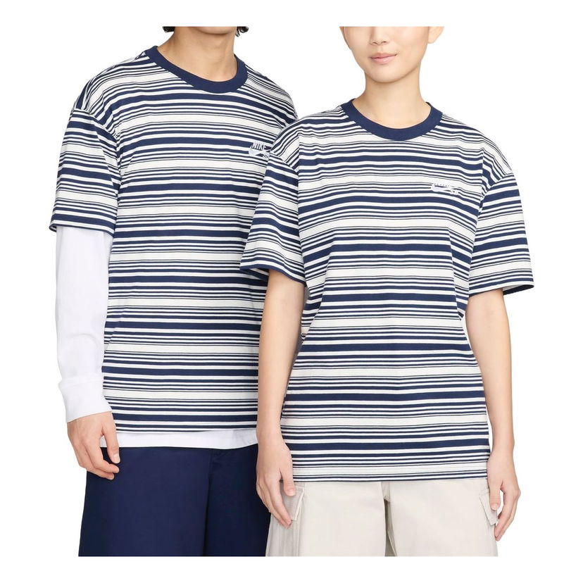 T-shirt Nike SB Max90 Skate Striped T-Shirt Blå | FQ3712-410