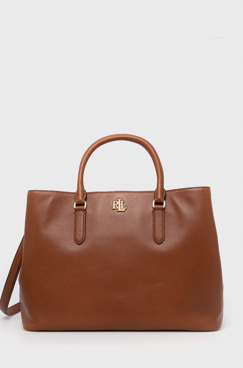 Mulepose Polo by Ralph Lauren Monogram Tote Bag Brun | 431876724005, 0