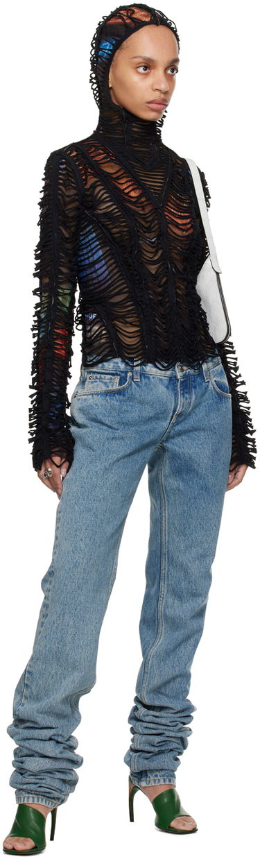 Sweatshirt Jean Paul Gaultier Shayne Oliver Edition 'The Slashed City' Hoodie Top Sort | 24/27-U-SW037-T551-60405030, 4