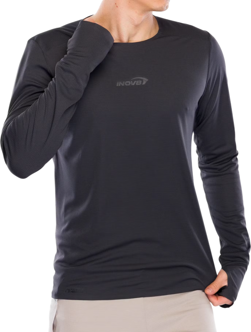 T-shirt inov-8 Inov-8 Airlite Pro LS Long Sleeve T-Shirt Grå | 001447-bk-001