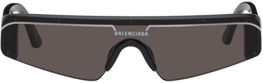 Solbriller Balenciaga Shied Sunglasses Sort | BB0003S-001, 0