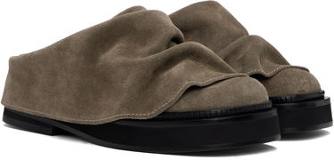 Tøj The Attico Attico Mini Robin Slip-on Loafers Grå | 250WSH00855 LBT040AA, 3