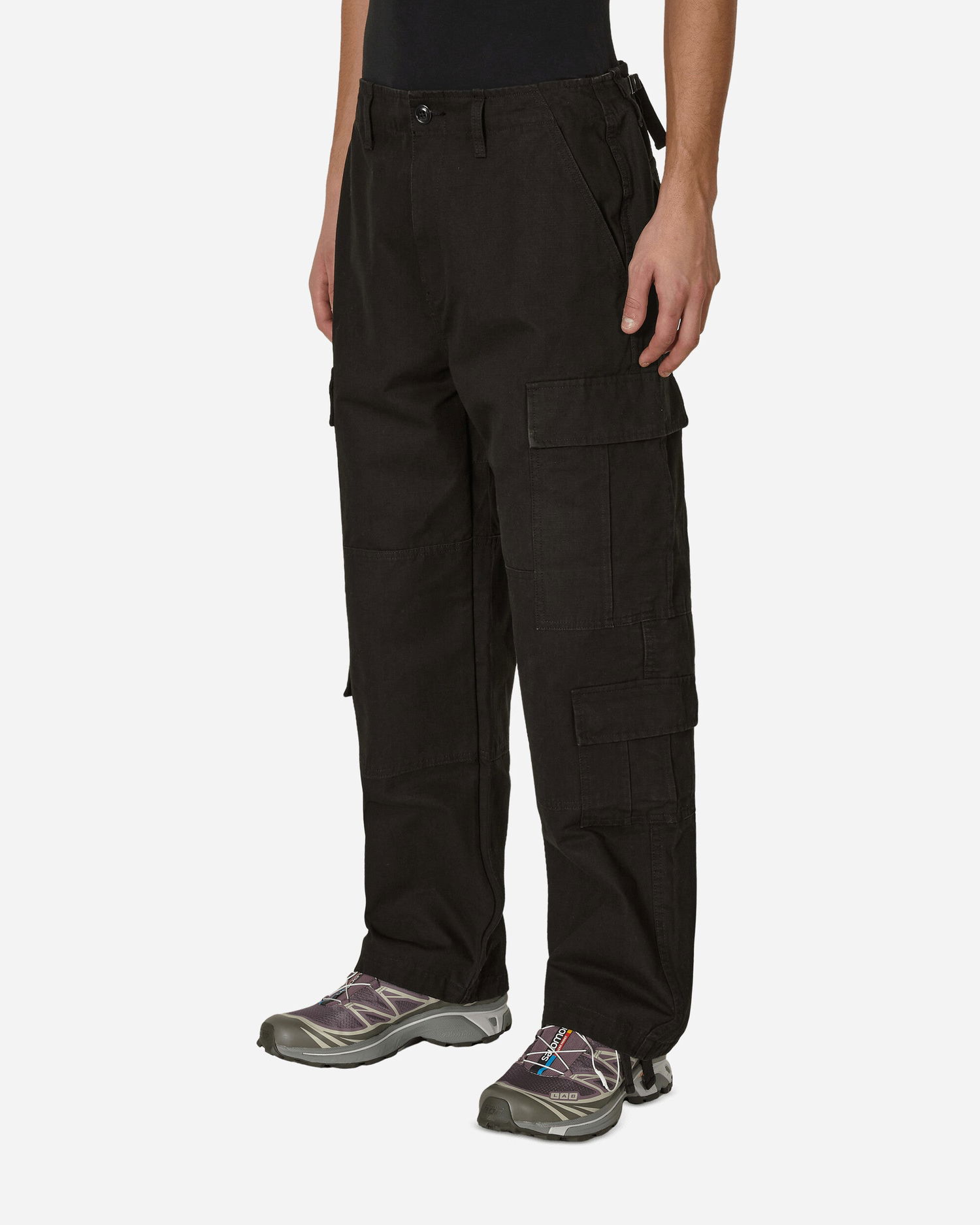 Cargo bukser Stüssy Ripstop Surplus Cargo Pants Sort | 116586S BLAC, 1