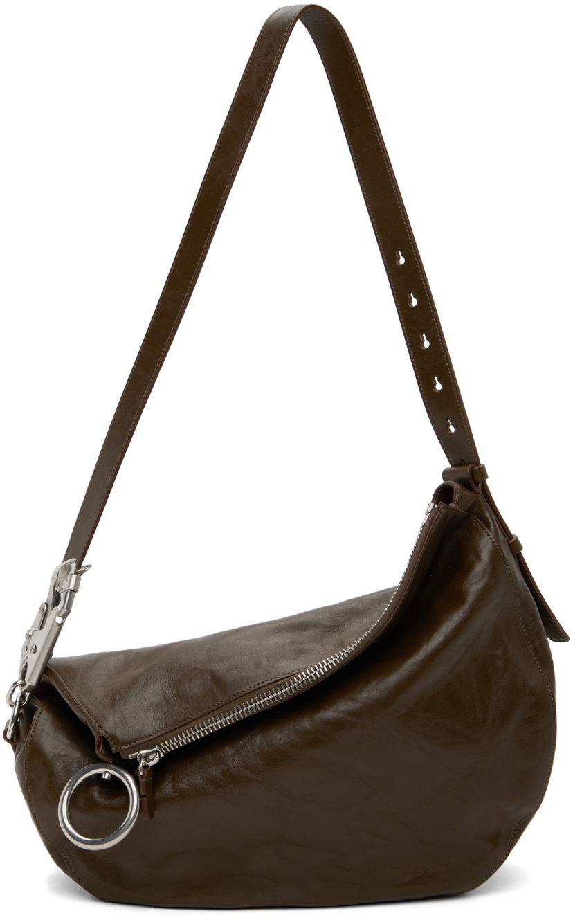 Skuldertaske Burberry Medium Knight Bag Brun | 8083262