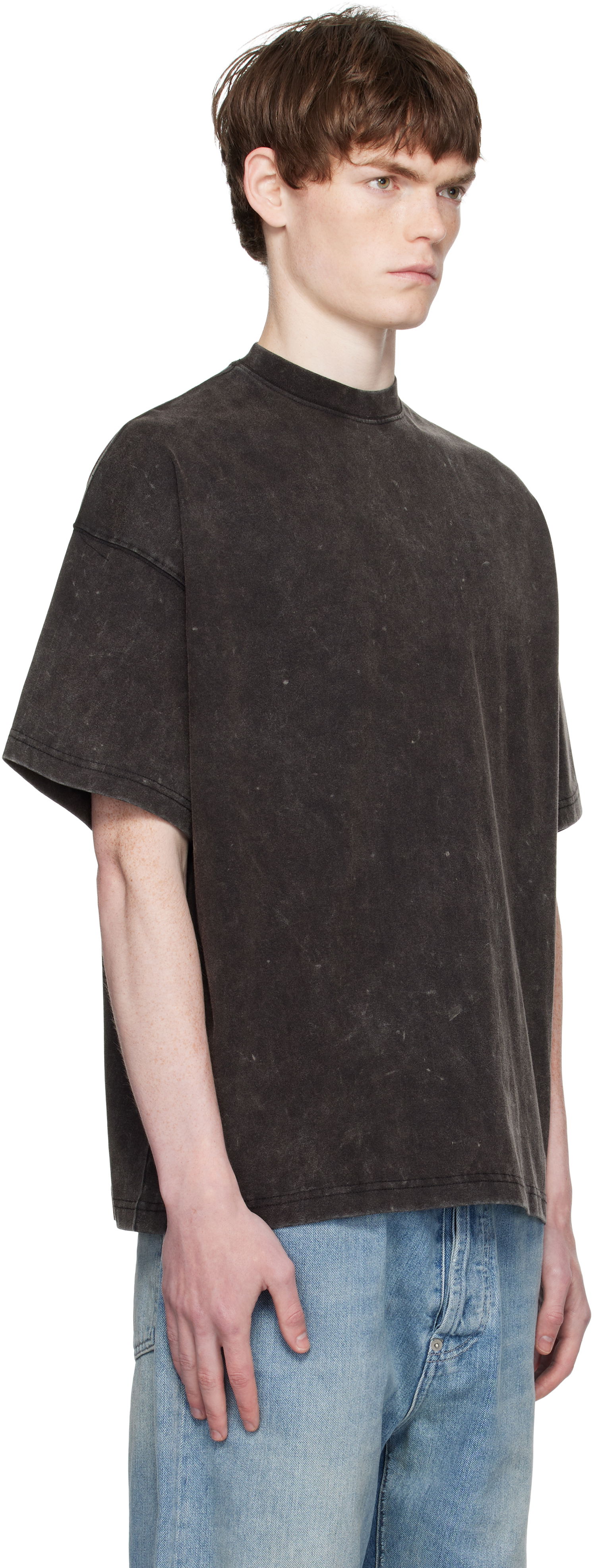 T-shirt We11done We11done Oversized Dyed T-Shirt Sort | WD-TT2-25-728-M-CH, 1