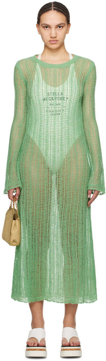 Kjole Stella McCartney Maxi Knit Dress Grøn | 6K07013S2472, 0