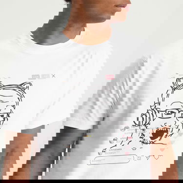 T-shirt Dime Dime Live Graphic T-Shirt, Size Large Hvid | DIMEFA2566WHT, 5