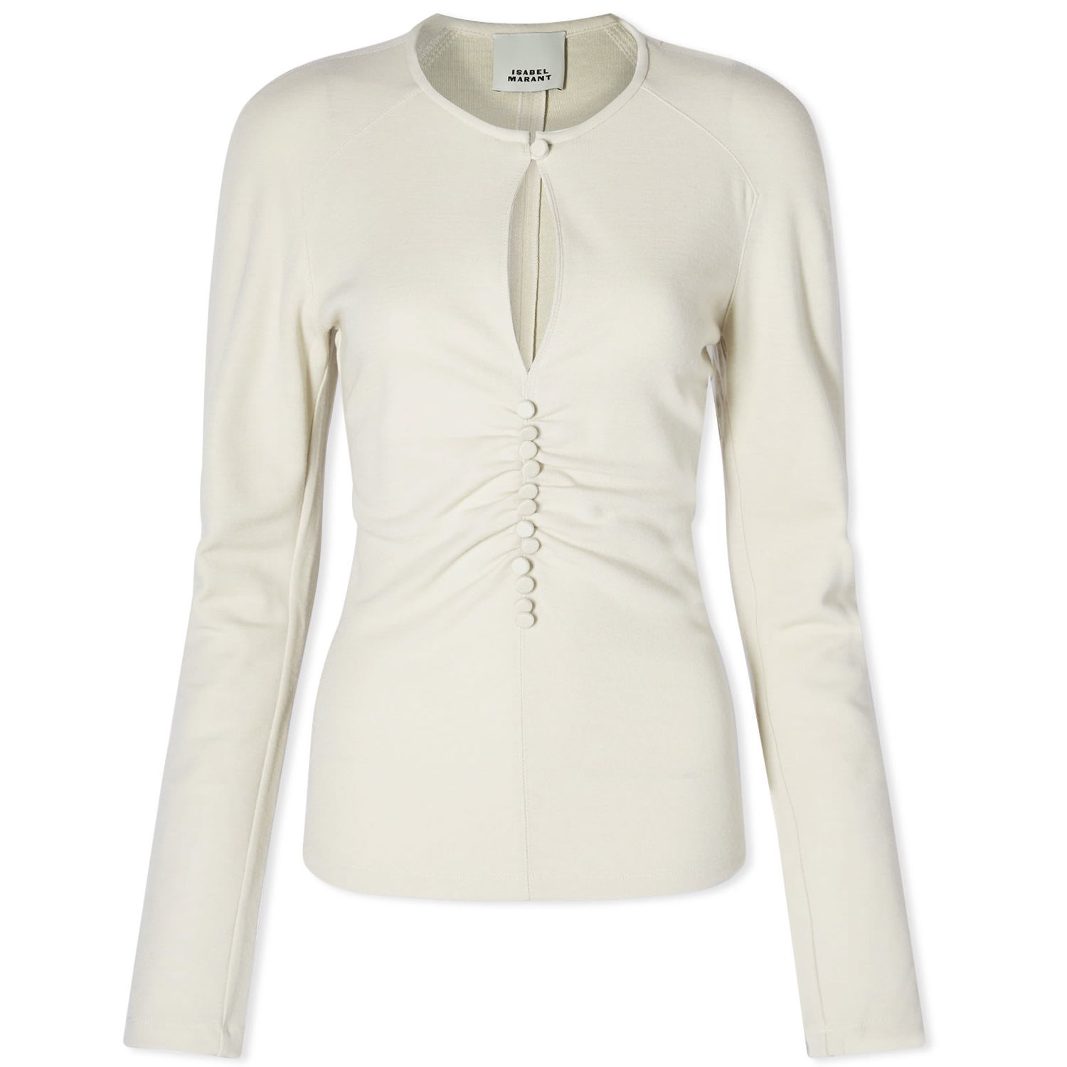 T-shirt ISABEL MARANT Isabel Marant Dorine Long Sleeve Top Beige | HT0281FA-A4K22I-90BE, 0