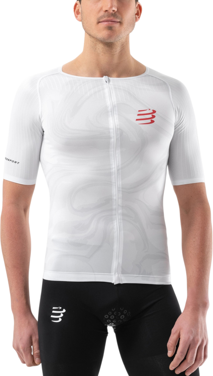 T-shirt Compressport Postural Aero Short Sleeve Top Hvid | am00178b-am00178b0011