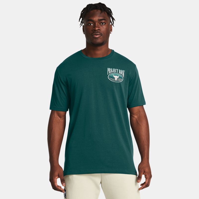 T-shirt Under Armour Project Rock Day Kurzarm-Shirt Grøn | 1383221-449, 0
