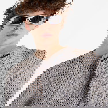 Sweater DAILY PAPER Zuberi Crochet Sweater Grå | 2411038, 3