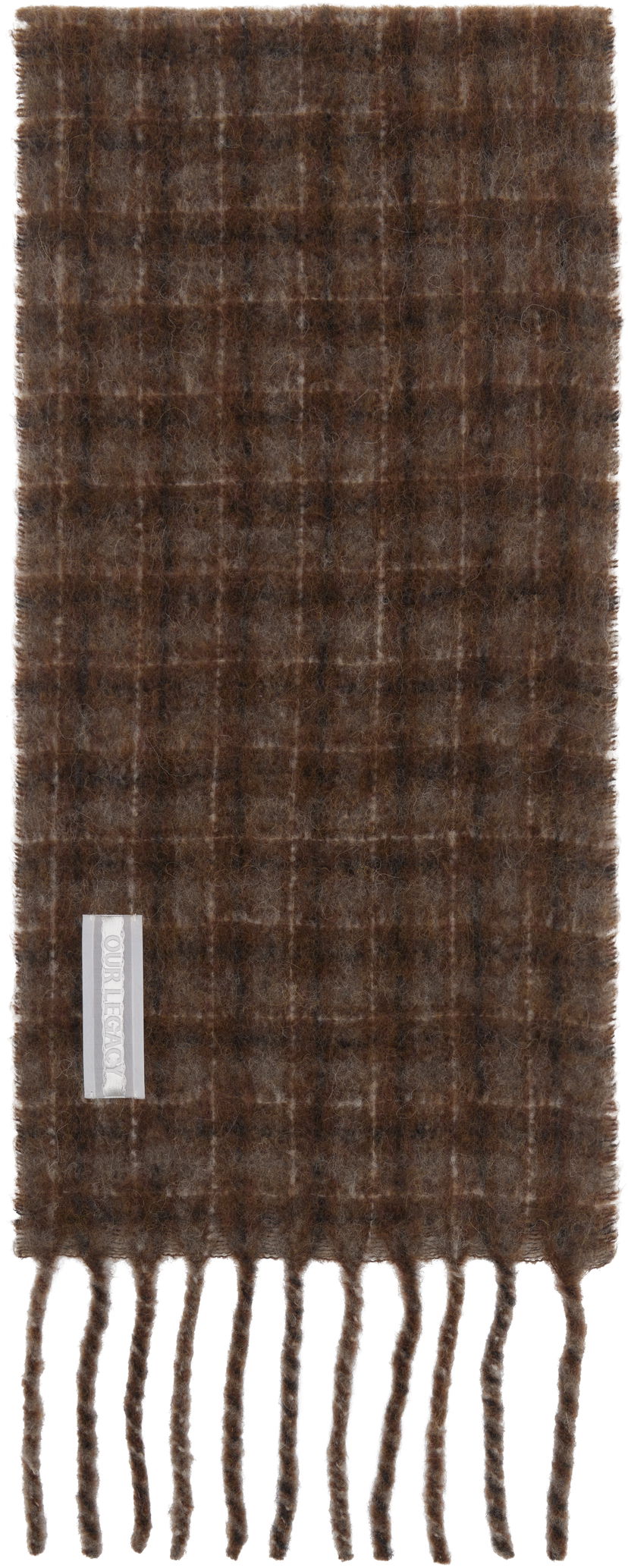 Tørklæde OUR LEGACY Our Legacy Estate Checked Scarf Brun | A4258EBF
