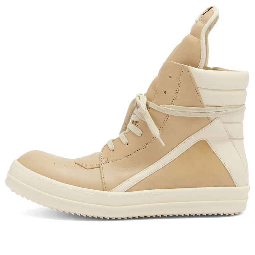 Sneakers og sko Rick Owens Rick Owens Geobasket High-Top Beige | RR01E5894-LCHLCO-8111