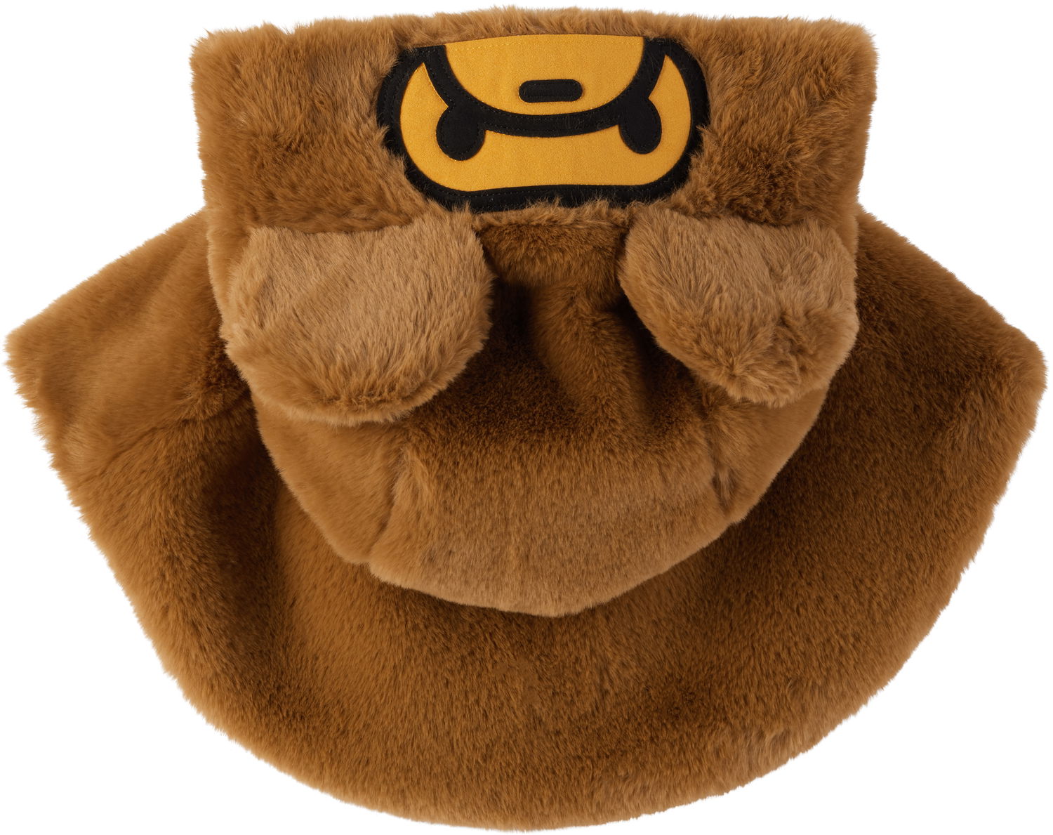 Tørklæde BAPE Baby Milo Fluffy Cape Scarf Brun | 002GDK803003K, 1