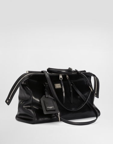 Skuldertaske Dolce & Gabbana Dolce & Gabbana Vittoria Leather Shoulder and Crossbody Bag Sort | BB7845AW11880999, 3
