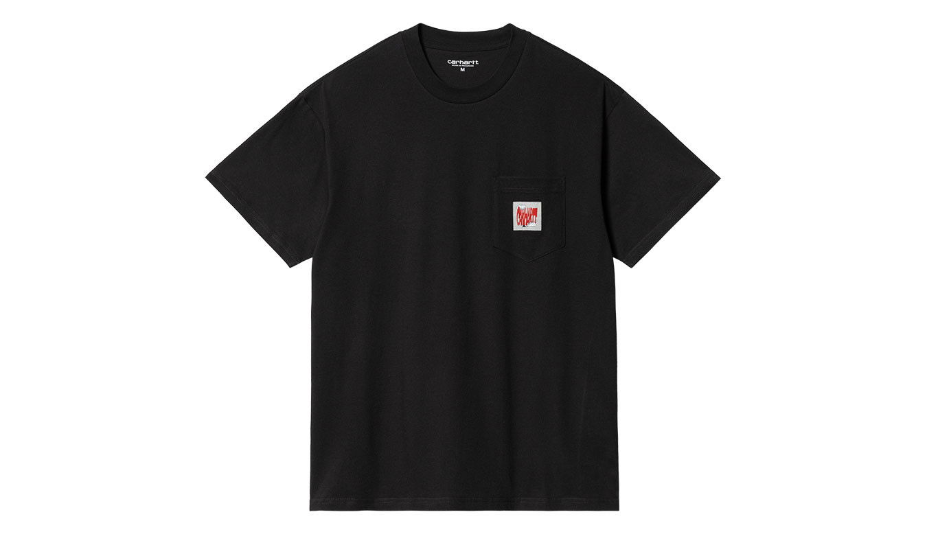 T-shirt Carhartt WIP S/S Stretch Pocket T-Shirt Black Sort | I031831_89_XX, 0
