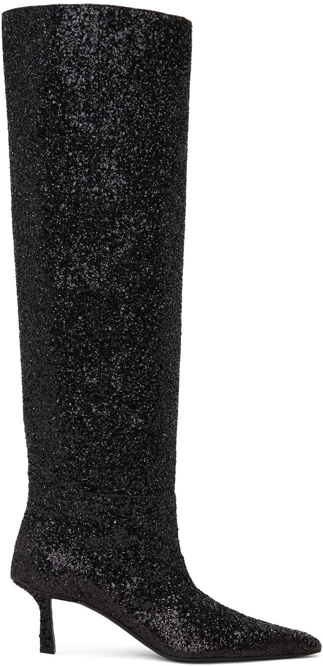 Sneakers og sko Alexander Wang Alexander Wang Viola Slouch Boots Sort | 30123B011, 0