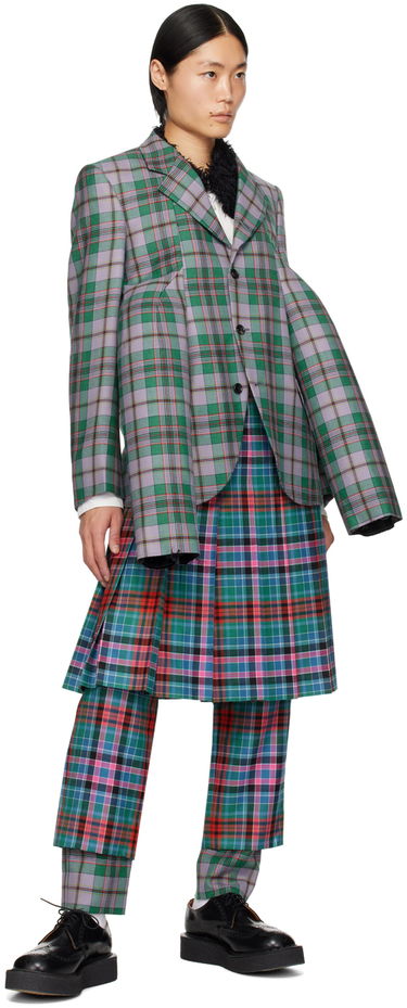Bukser Comme des Garçons Comme des Garçons Homme Plus Tartan Chaps Trousers Flerfarvet | PL-P013-051-1-1, 3