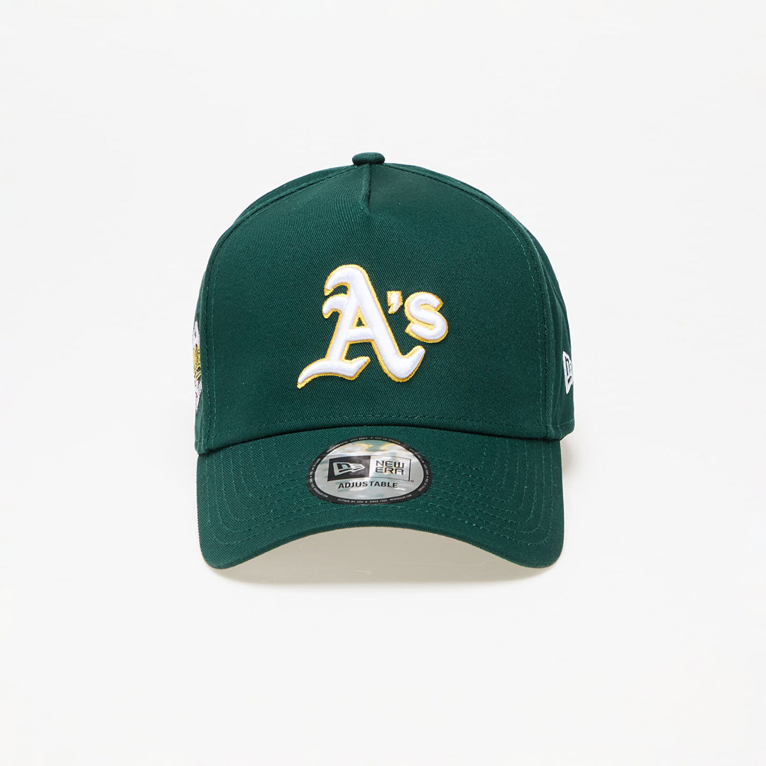 Kasket New Era Oakland Athletics World Series Patch 9FORTY E-Frame Adjustable Cap Grøn | 60422513, 0