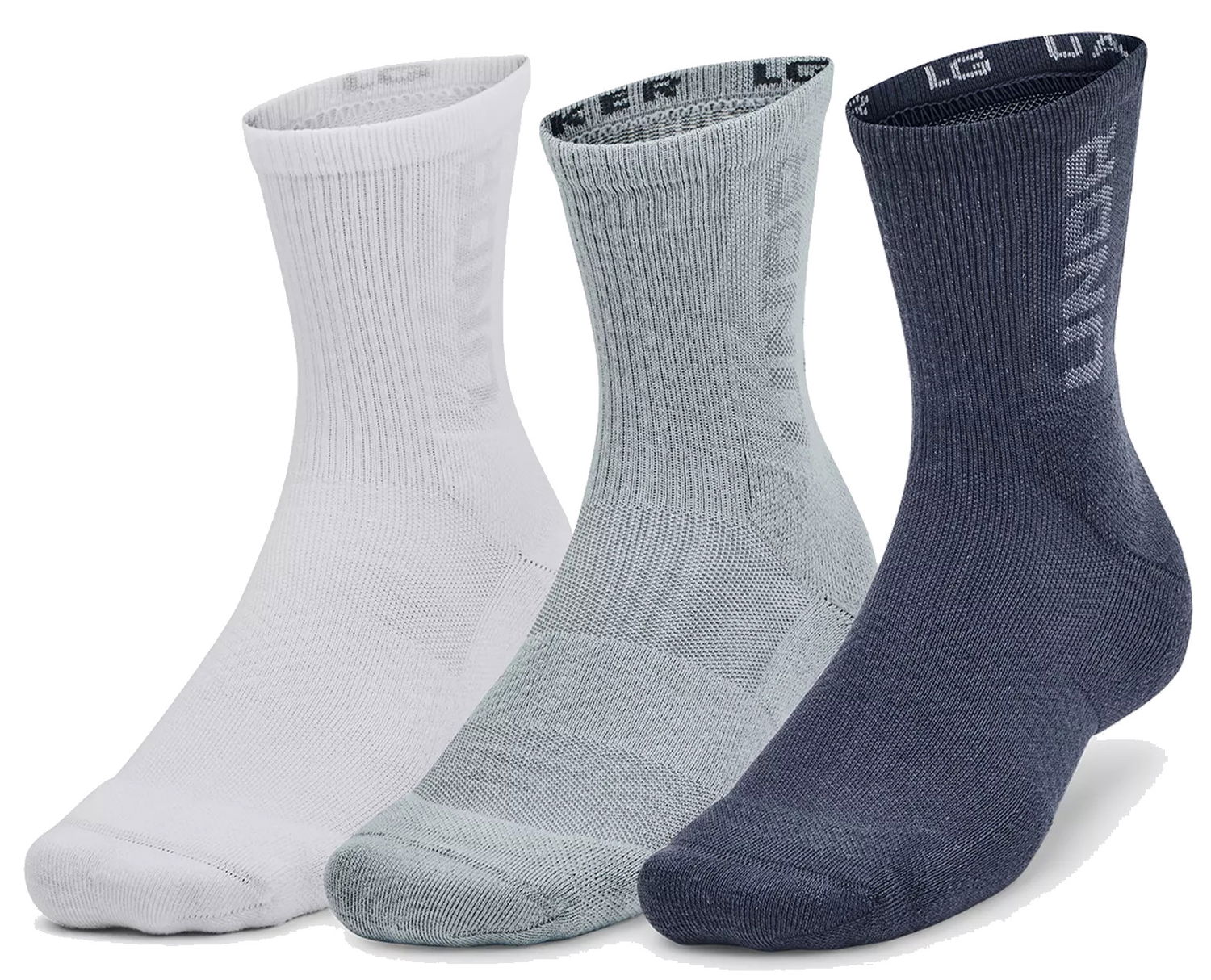 Sokker Under Armour 3-Maker Mid Socks 3-pack Flerfarvet | 1373084-044, 0