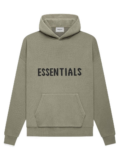 Sweatshirt Fear of God Essentials Knit Pullover Hoodie Grå | 192SU212050F