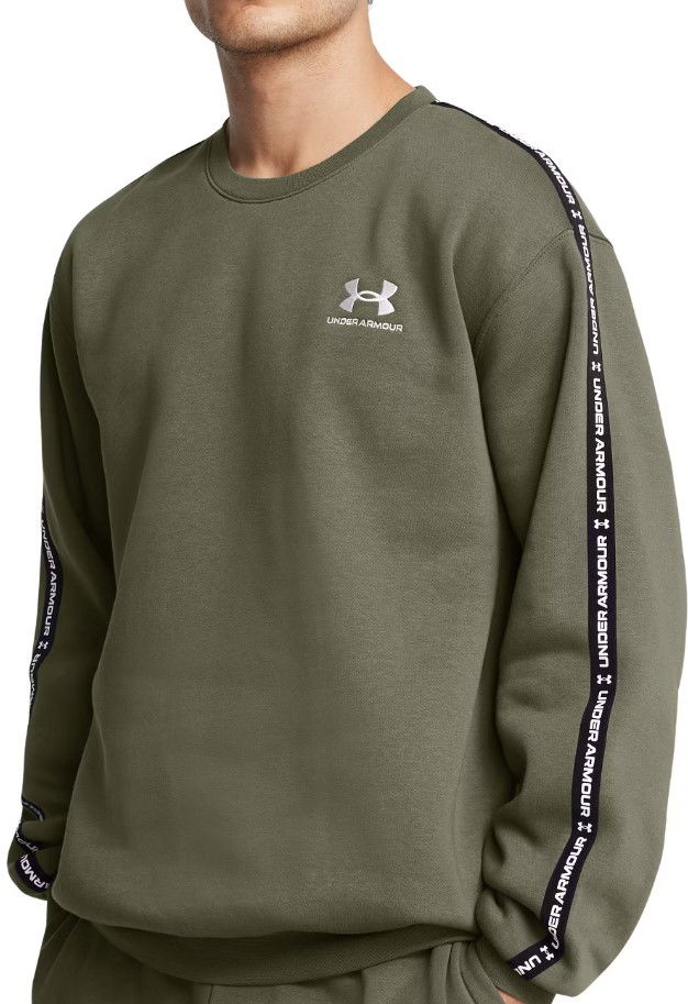 Sweatshirt Under Armour Under Armour Icon Fleece Taping Crew Sweatshirt Grøn | 1389357-390