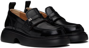 Sneakers og sko GANNI GANNI Everyday Platform Loafers Sort | S2621, 3