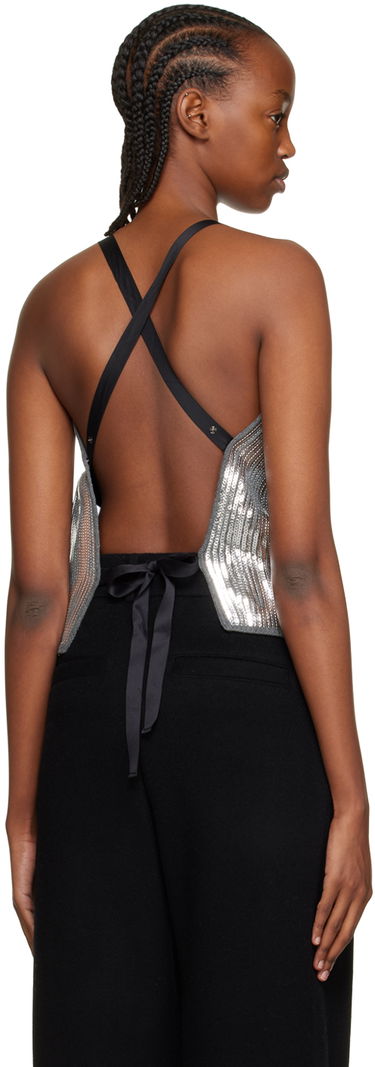 Bh We11done We11done Sequin Camisole Top Grå | WD-KT3-22-656-W-SV, 2