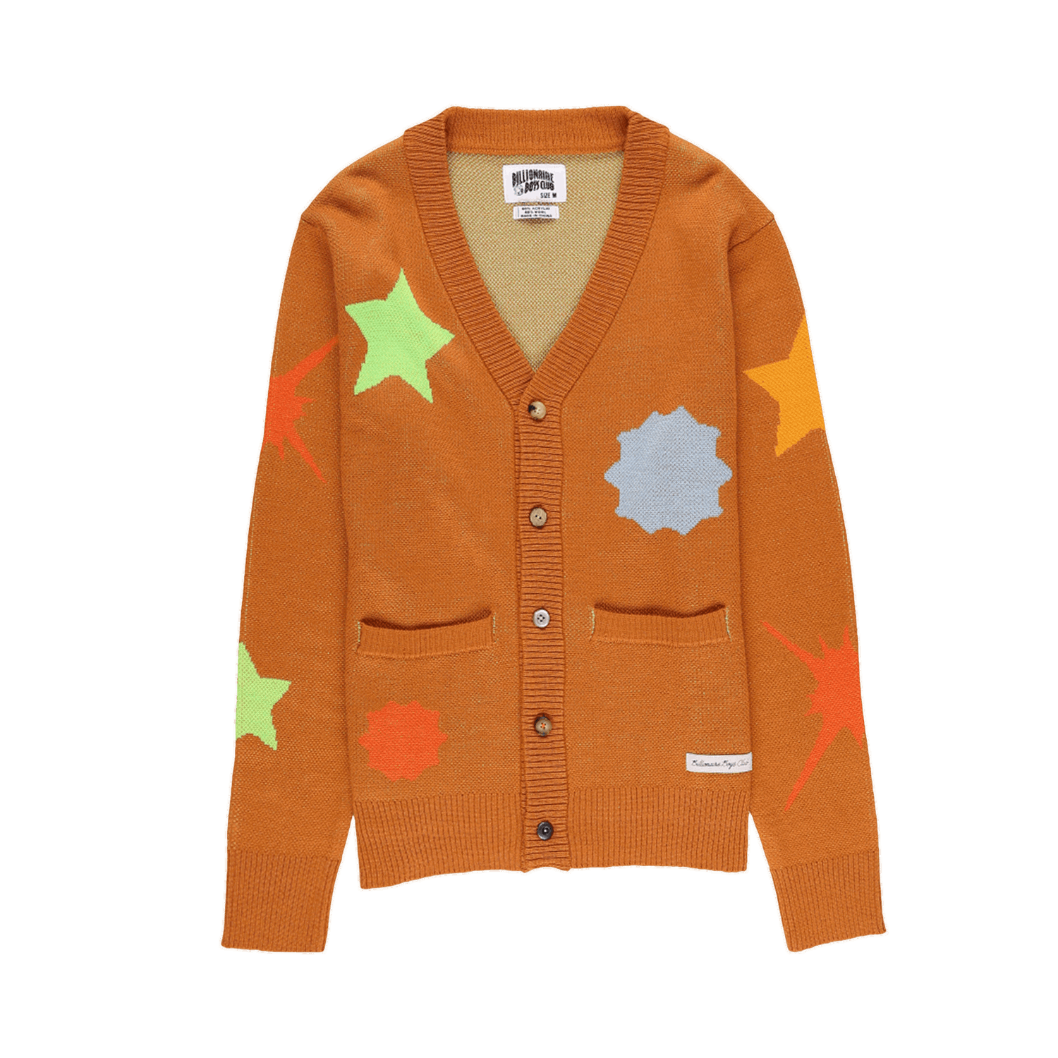 Sweater BILLIONAIRE BOYS CLUB Shooting Star Cardigan Orange | 821 8503 SUDA, 0