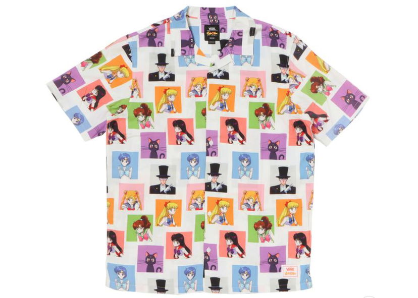 Skjorte Vans Pretty x Guardian Sailor Moon Graphic Shirt White Flerfarvet | VN0000AFWHT
