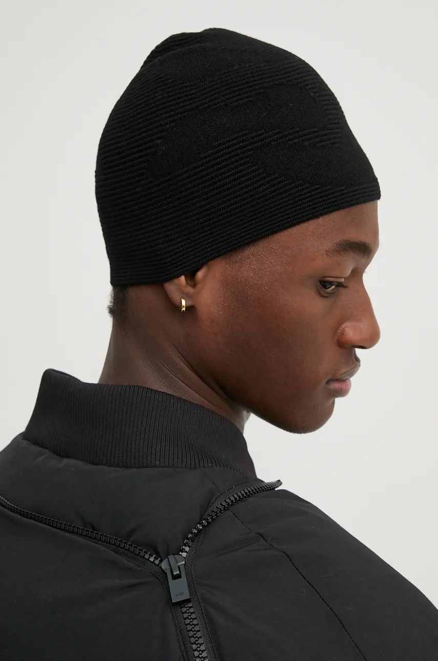 Beanie HELIOT EMIL Thin Knit Beanie Sort | AW24.16.108.BLK01, 1