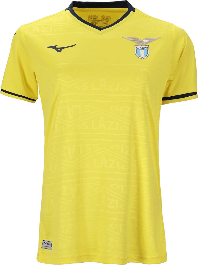 Jersey Mizuno Lazio Roma Jersey Away 2024/25 Gul | p2gabx08-43